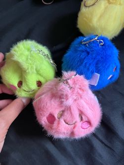 Dumpling squishy keychains