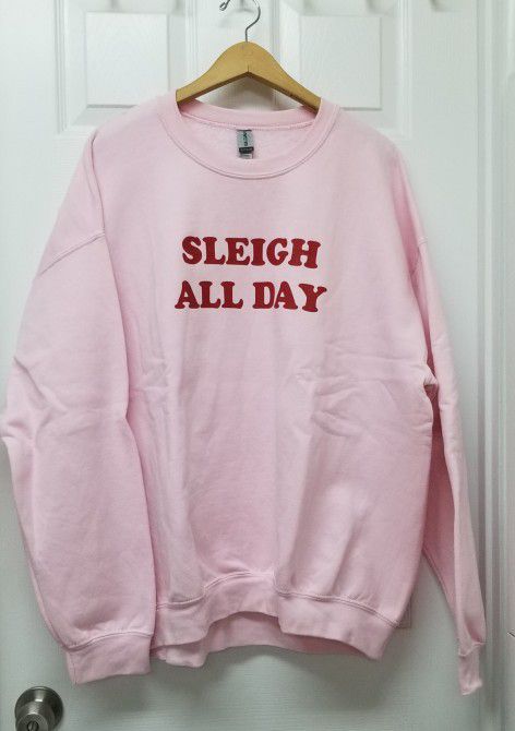 Pink Sweatshirt Sz XL