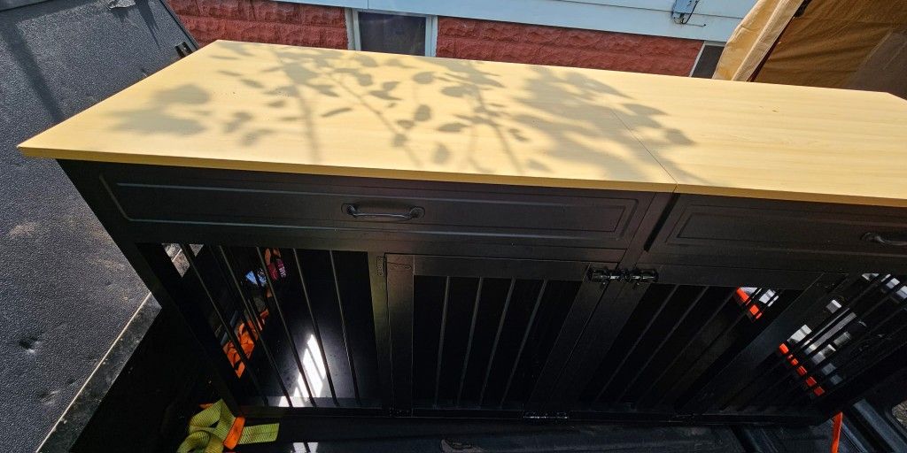 Wooden Dog Kennel With Drawers