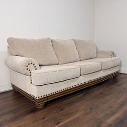 Gray Upholstered Sofa