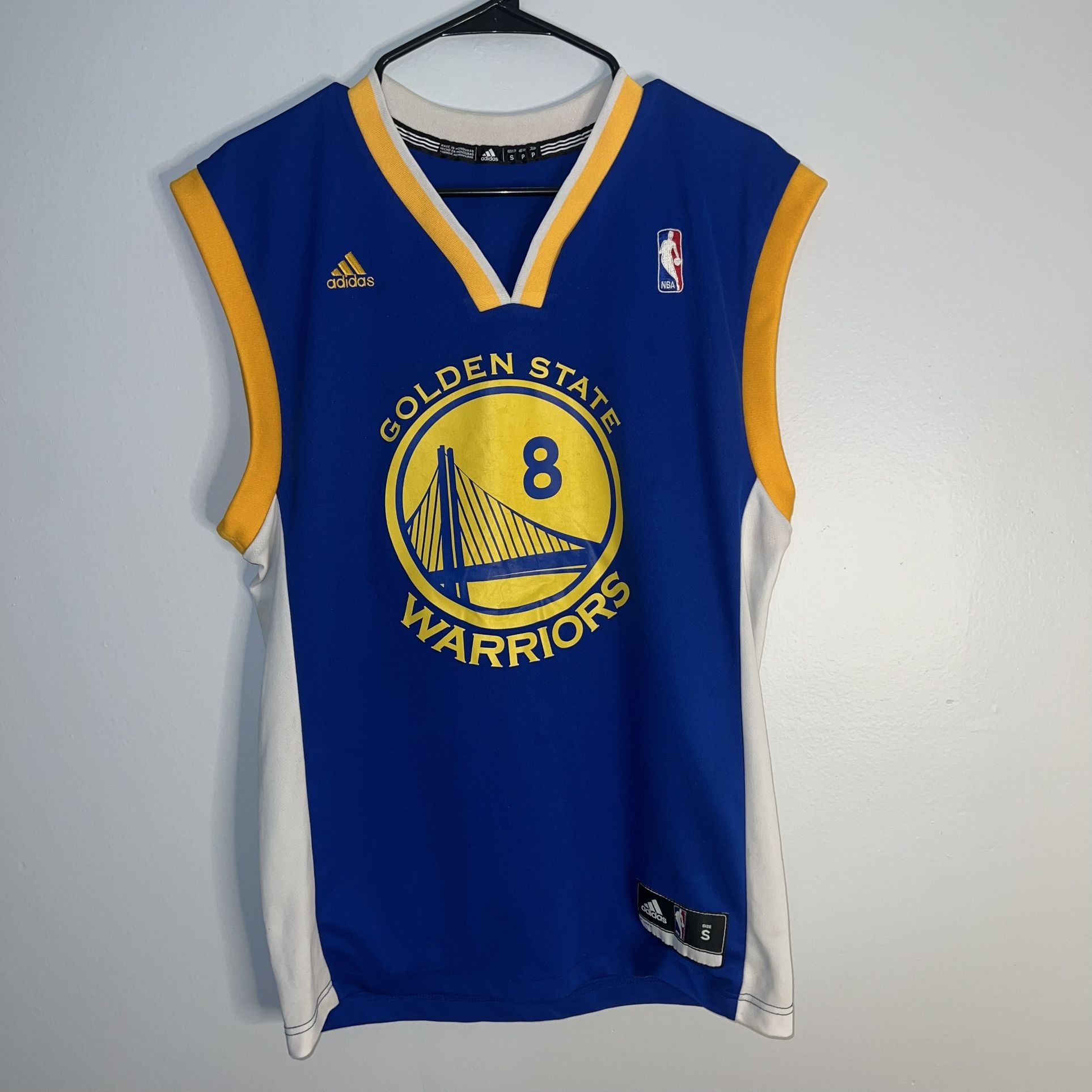 Golden State Warriors Basketball Jersey Mens Small Blue Adidas Monta Ellis