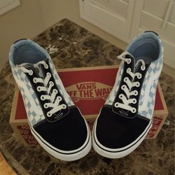 VANS (Blue And White)