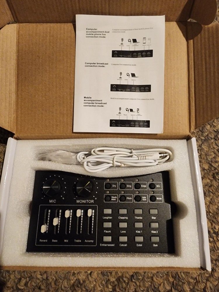 Singing Live Sound Card
