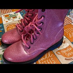 Girls Lace Up Boots 
