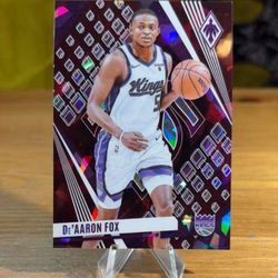 De'Aaron Fox 2023-24 Panini Phoenix - Phoenix Maroon Ice