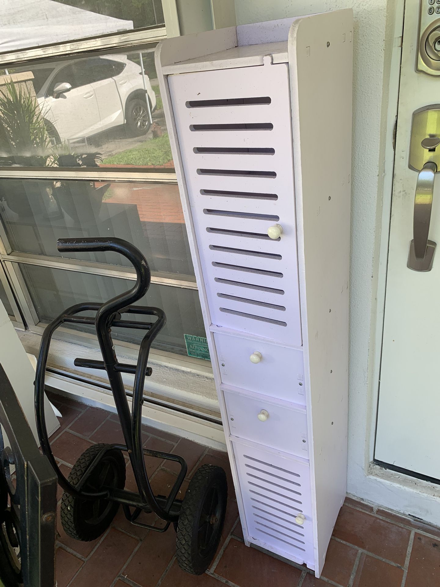 IKEA BATH TALL THIN CABINET ONLY 15