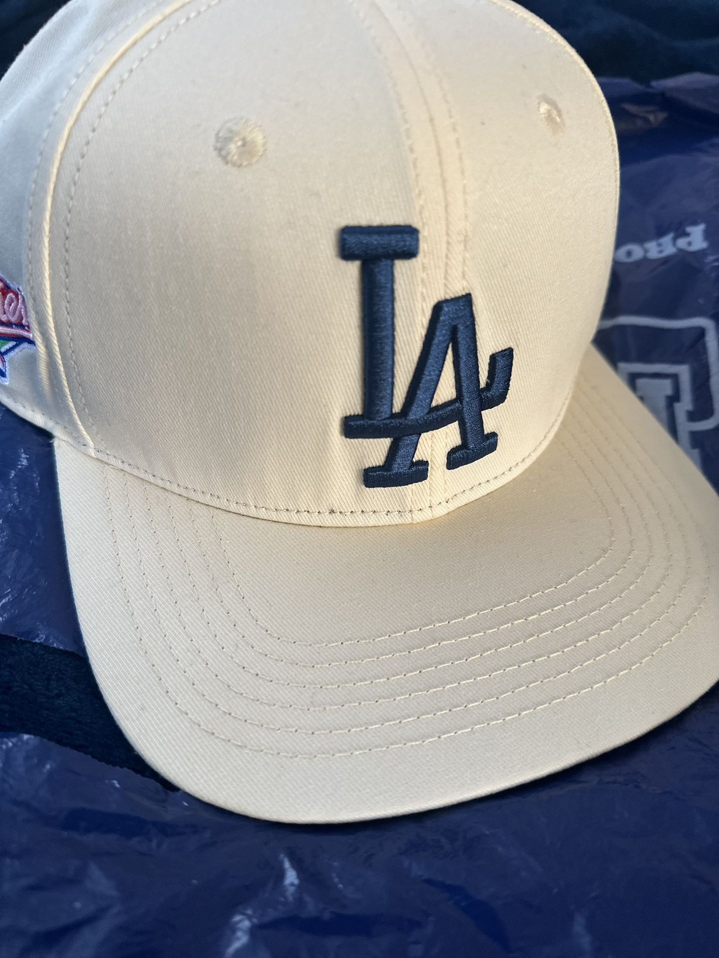 Dodgers Cream Hat