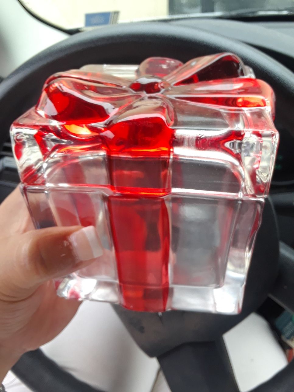 Xmas gift glass great for jewlry or ring for present