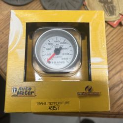 Autometer Transmission Temperature Gauge 4957