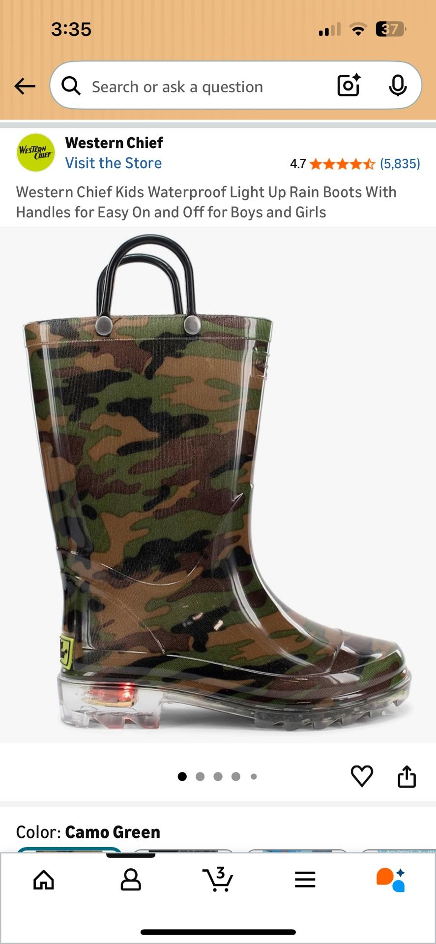 Kids Rain boots 