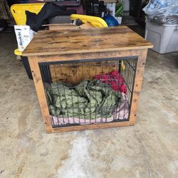 Small Dog Cage Side Table 