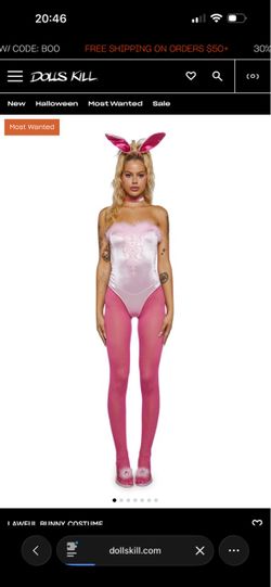 Women’s Legally Blonde Pink Bunny Costume - M/L