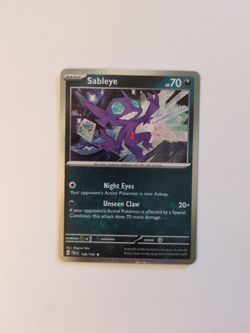 Sableye Pokemon Card PAL 136