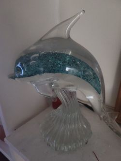 Dolphins - Glass, Brass, Murano