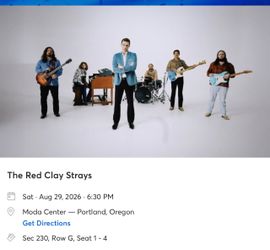 Red Clay Stray tix - Portland