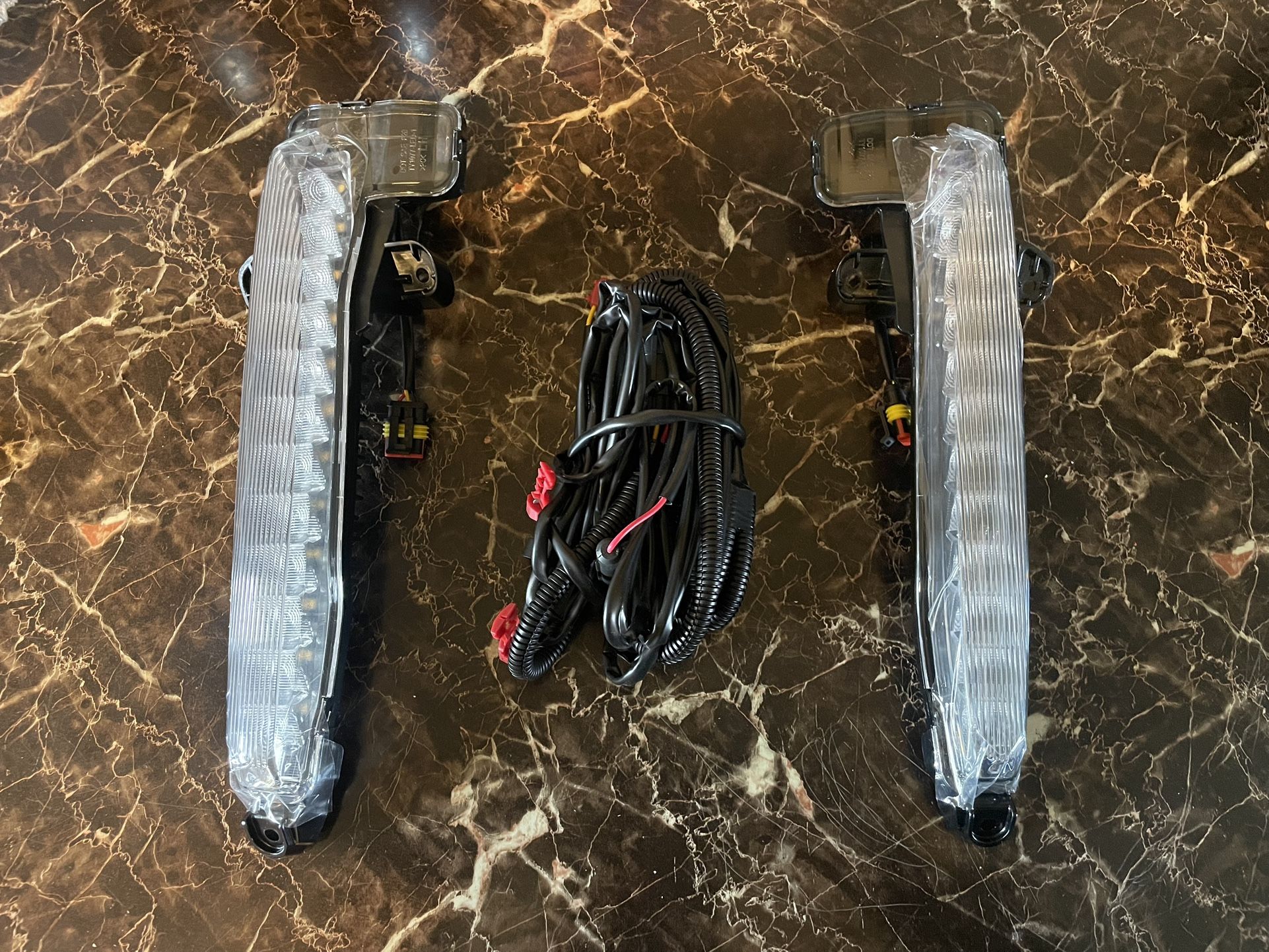 For 2020-2021 Corolla SE XSE Switch Back LED Clear Lens Fog Accent Light Set