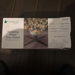 Evergreen Classic Metal Rotating Tree Stand 