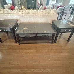 Used Coffee & End Table Set