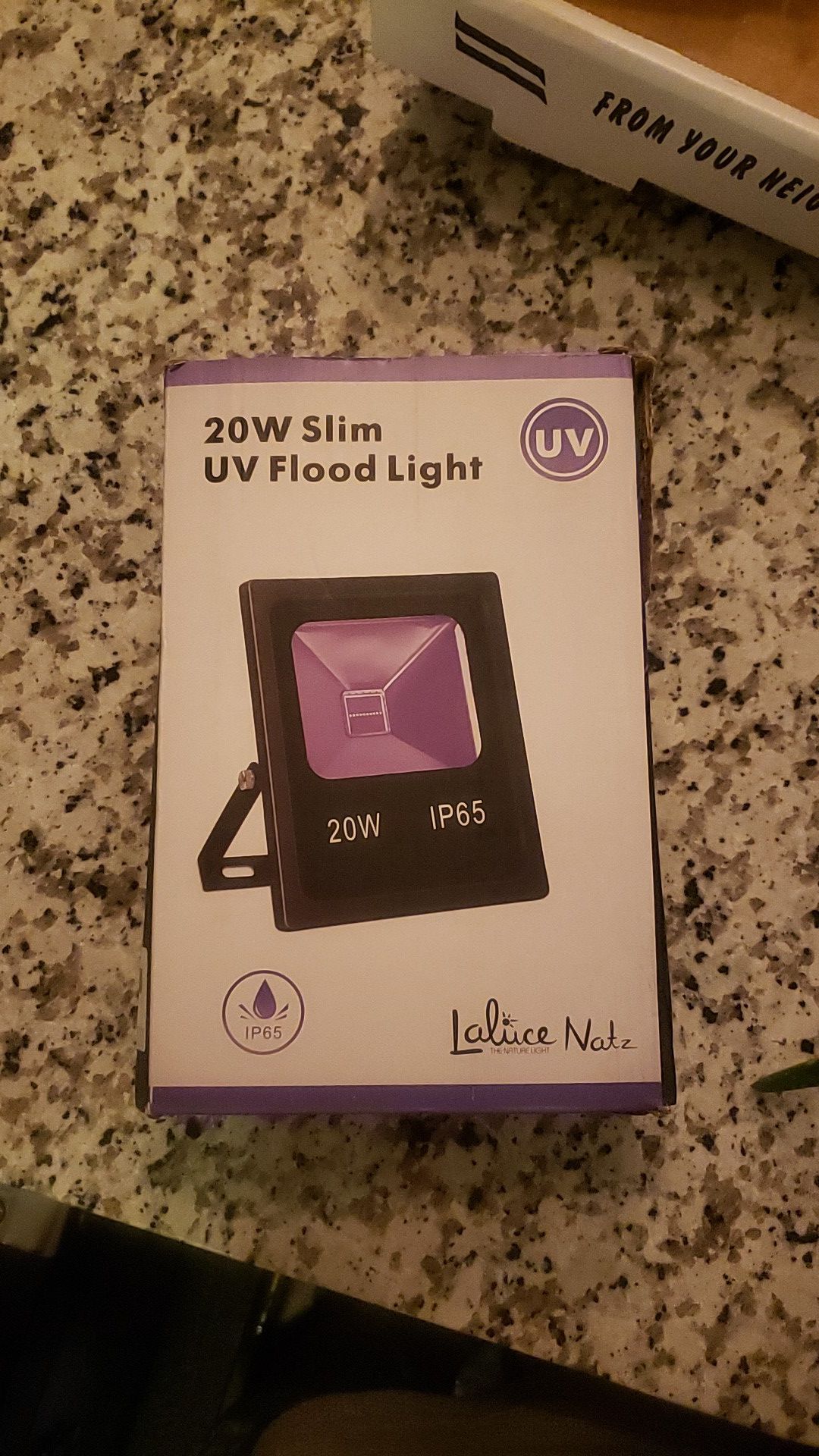 LaluceNatz 20w Slim UV Flood Light