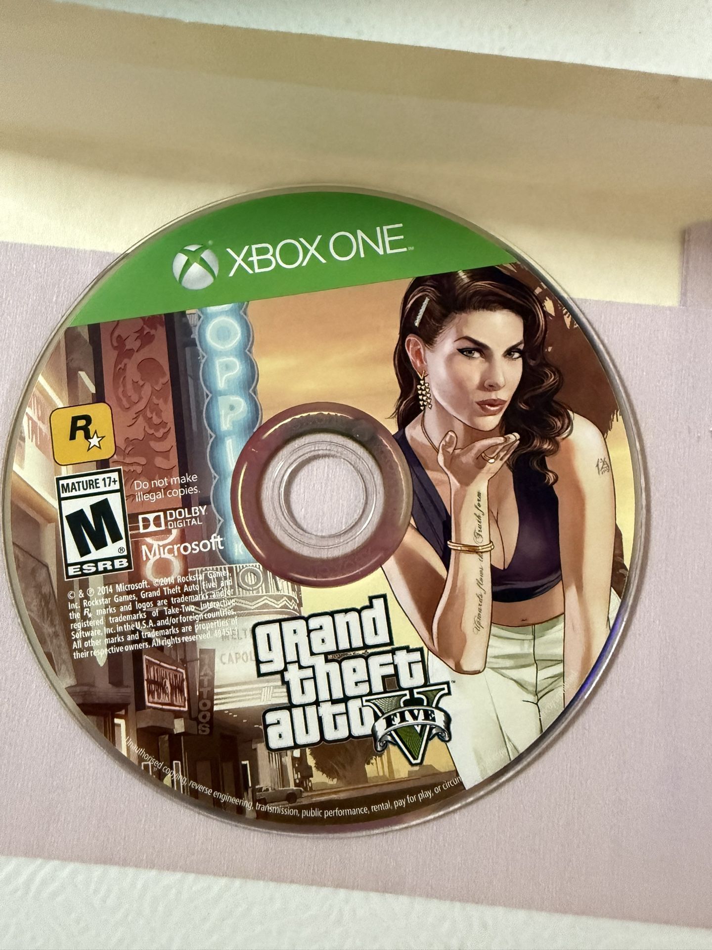 Xbox One Game Excellent Condition