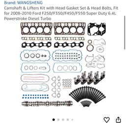 Camshaft & Lifters Kit with Head Gasket Set
