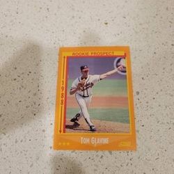 1988 Score TOM GLAVINE RC #638 "Rookie Prospect" Atlanta Braves mint