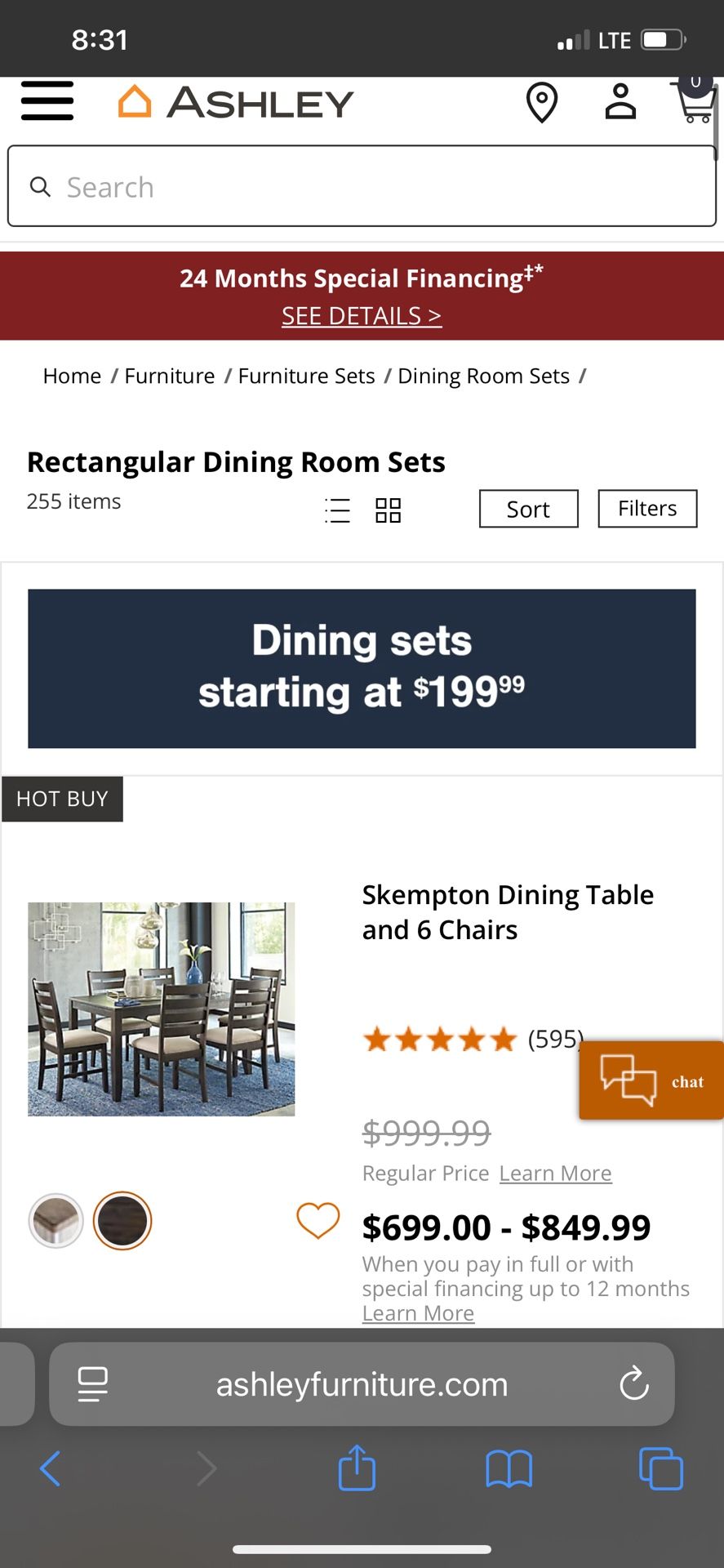 Table Only