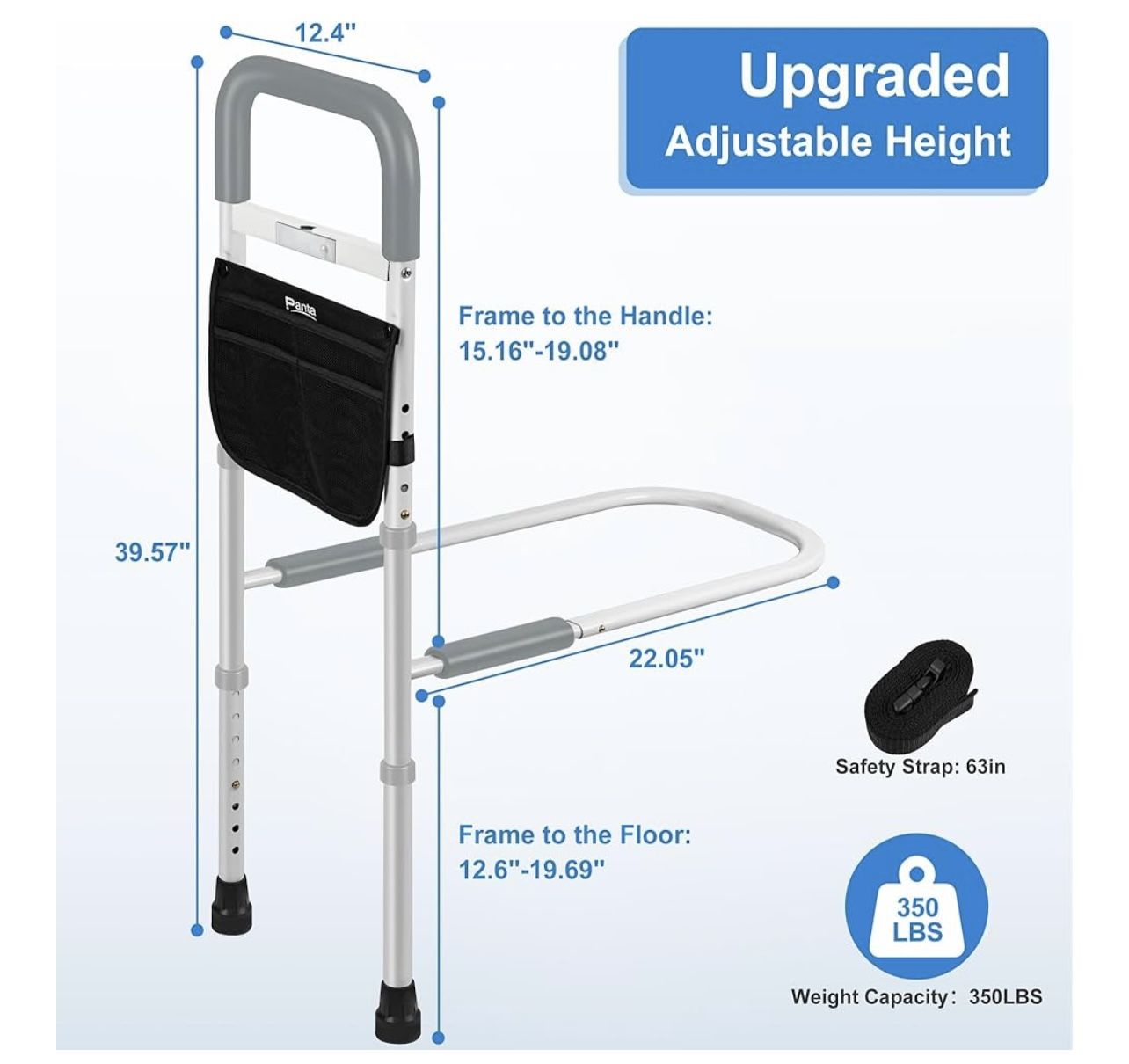 Standing bed rail