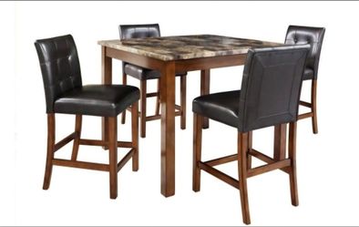 5-Piece Counter Height Dining Set