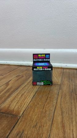 Needoh Nice Cube Glitter and Glow (Blue)
