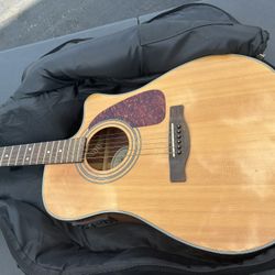 Fender CD-220CE All Zebrano Acoustic-Electric Guitar