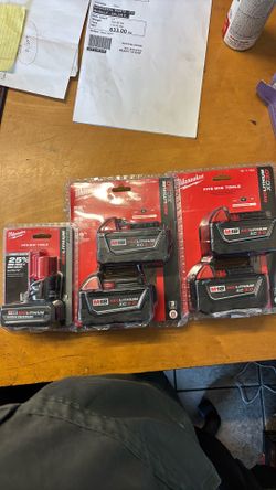 Milwaukee batteries for sale