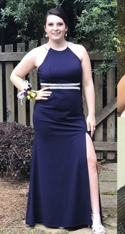 Navy Blue Formal Dress