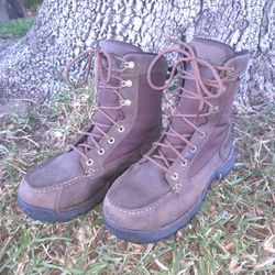 Danner Mens Sharptail Boots 8" Lace-Up Dark Brown Size 7.5