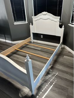 Girls White Bed Frame Size Full