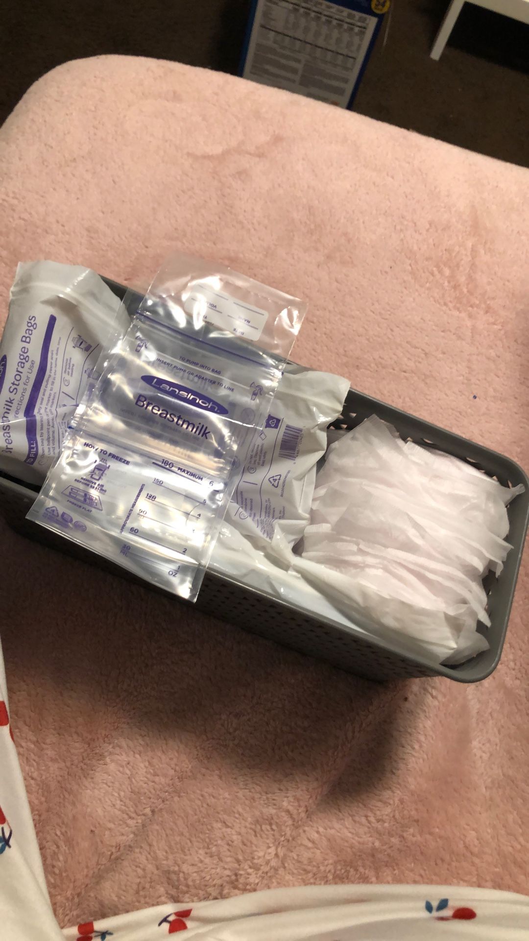 Nursing Pads And Breast Milk Bags