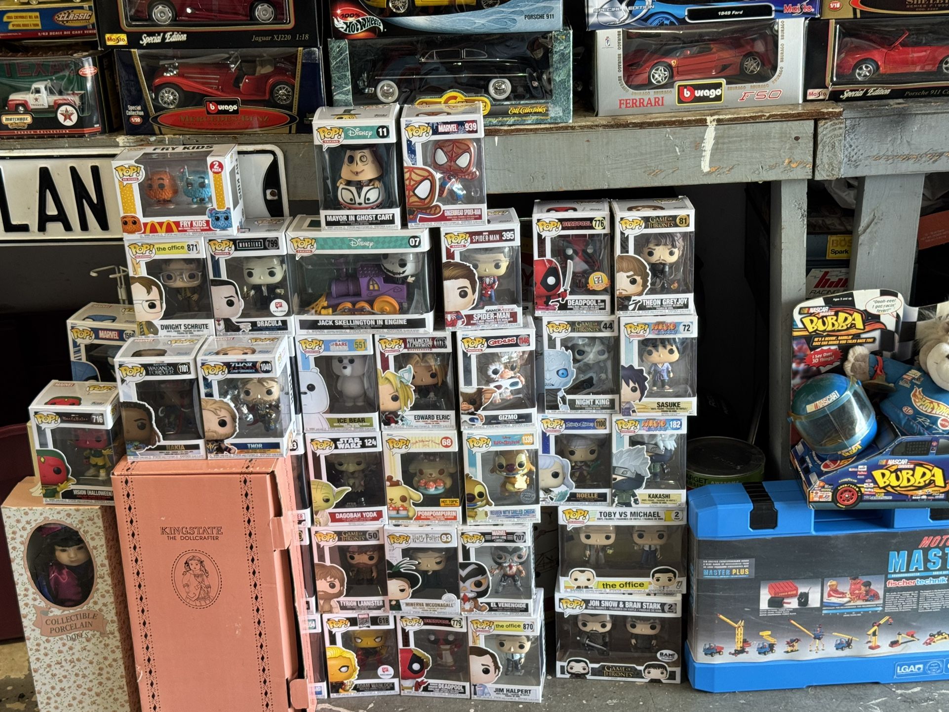 The Toy Vault Garage! Diecast Cars & Trucks, Artwork, Funko’s, NASCAR’s & Plushies