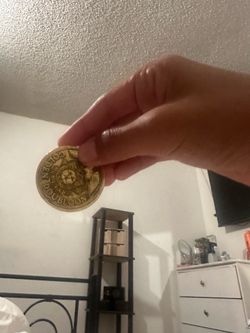 Vintage Western Airlines California-Florida Golden Doubloon Token (1976)