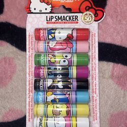 8pc hello kitty lip smackers