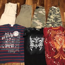 Bundle Of Clothes  Size 10-12 Youth . 3 Pcs Shorts Size 12 Youth 