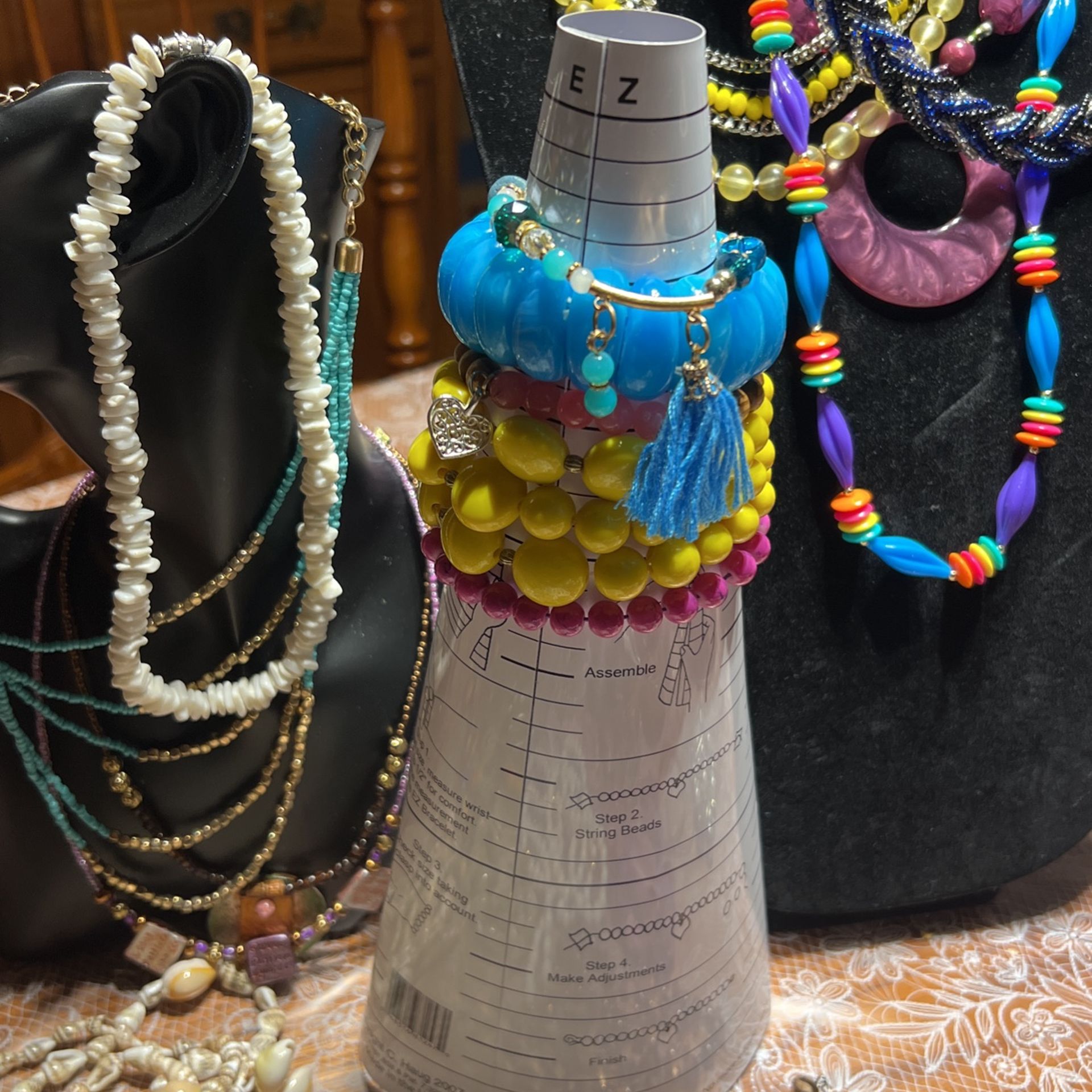 Jewelry Lot Wearable Mix Necklace Earrings Bracelet