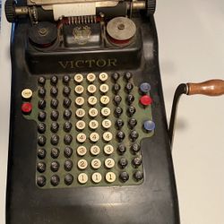 Antique Victor Adding machine !