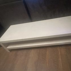 ✨ Modern White TV Stand / Coffee Table – $65 OBO ✨