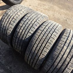 4 tires 215/55/17 Goodyear Reliant 
