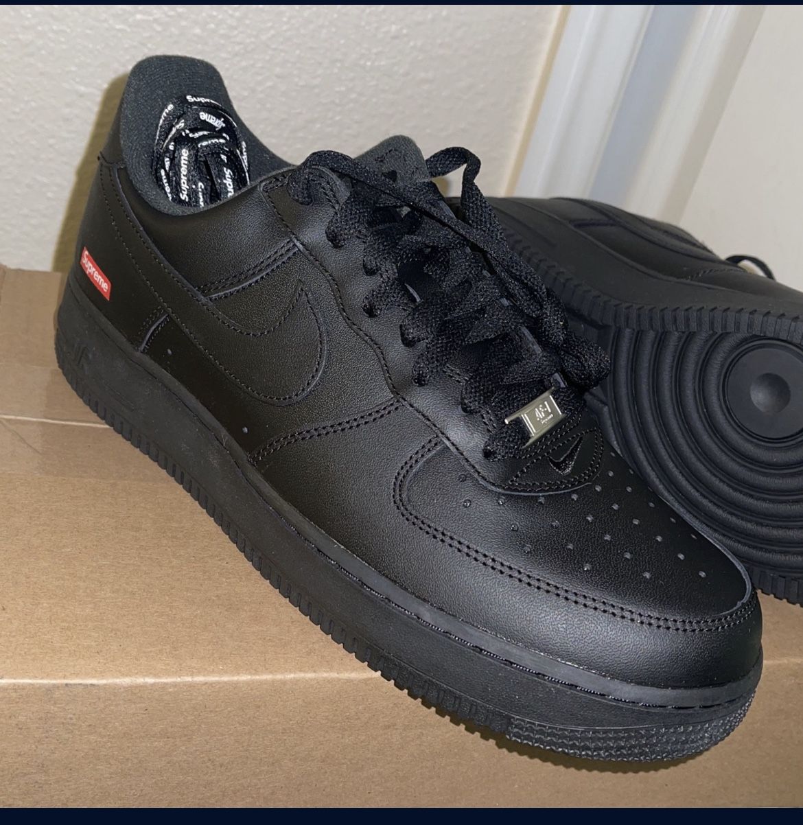 Black Air Force 1s Supreme Size 10 *OFFER*