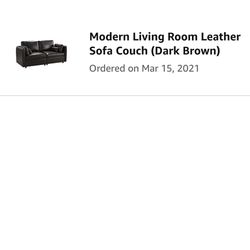 Leather Love Couch