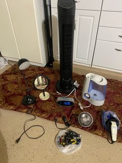 Fan plus humidifier, clippers, and more