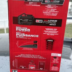 🔥 Milwaukee M18 REDLITHIUM FORGE HD12.0 Battery Kit – Brand New / Nueva 🔥