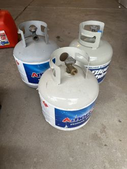 Propane Tanks (2 Empty and 1 Full)