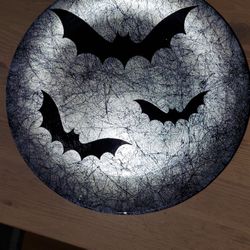 Halloween Bats Plate Decor